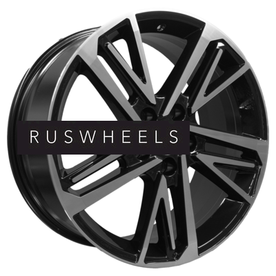 Диски Khomen Wheels 8x18/5x114,3 ET40 D66,6 KHW1815 (Haval Dargo) Black-FP