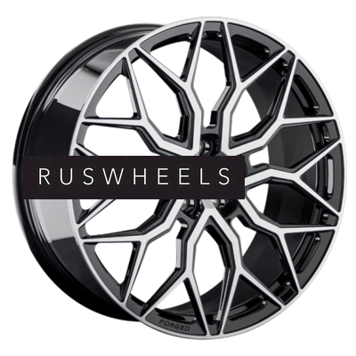 Диски LS Forged 9,5x22/5x120 ET42,5 D72,6 LS FG13 BKF (конус, C570)