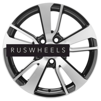 Диски Khomen Wheels 7x17/5x114,3 ET38 D67,1 KHW1704 (Outlander) Black-FP