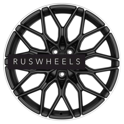 Диски Khomen Wheels 8,5x19/5x114,3 ET30 D60,1 KHW1902 (RX/NX) Black MR Диски Khomen Wheels 8,5x19/5x114,3 ET30 D60,1 KHW1902 (RX/NX) Black MR
