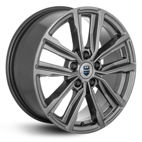 Диски КиК 7.5\R17 5*114.3 ET40 d67.1 Дарк платинум