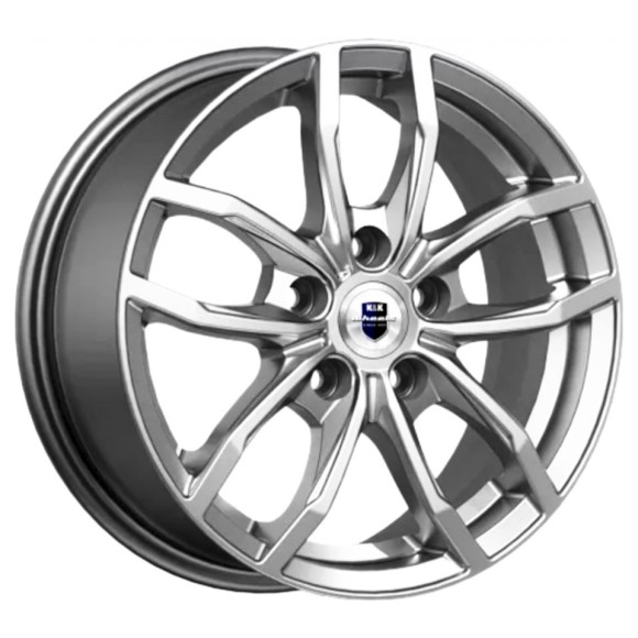 Диски КиК 6.5\R15 5*108 ET50 d63.35 Дарк платинум Диски КиК 6.5\R15 5*108 ET50 d63.35 Дарк платинум