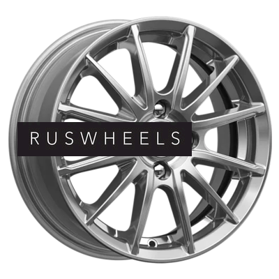 Диски КИК 5,5x14/4x100 ET40 D54,1 Квант (КС960) Дарк платинум