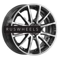 Диски КИК 5,5x14/4x100 ET38 D60,1 Квант (КС960) Алмаз черный