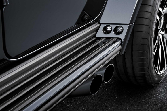 Спортивная выхлопная система BRABUS (черный) для G63 (W463A)