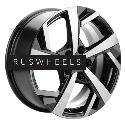 Диски Khomen Wheels 7x17/5x110 ET40 D67,1 KHW1712 (Evolute i-Joy) Black-FP