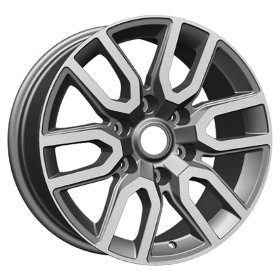 Диски Khomen Wheels 8x17/6x139,7 ET30 D106,1 KHW1723 (Fortuner/Hilux) Gray-FP