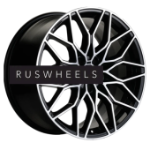 Диски Khomen Wheels 8,5x19/5x112 ET30 D66,6 KHW1902 (Audi/VW) Black-FP