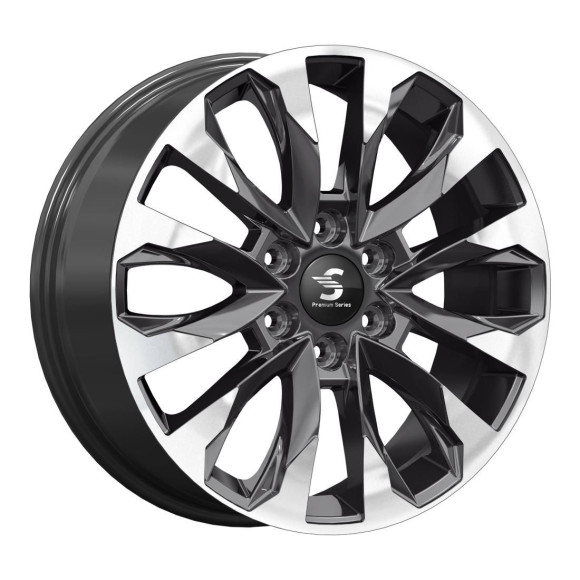 Диски СКАД Premium 8,0\R20 6*139.7 ET60 d95.1 Diamond gloss graphite Диски СКАД Premium 8,0\R20 6*139.7 ET60 d95.1 Diamond gloss graphite