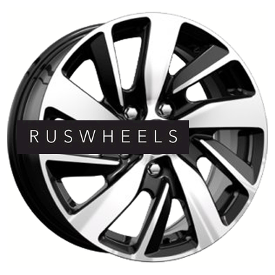 Диски КИК 6,5x16/5x114,3 ET50 D67,1 КС741 Алмаз черный