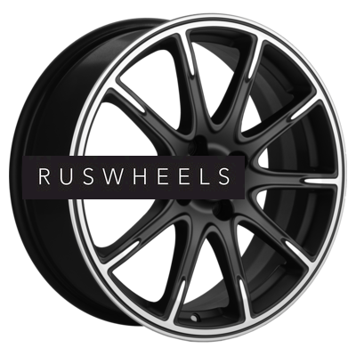 Диски Khomen Wheels 6,5x17/4x100 ET43 D60,1 KHW1707 (Lada Vesta Cross) Black-FP matt