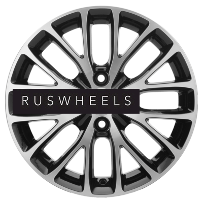 Диски Khomen Wheels 6x15/4x100 ET37 D60,1 KHW1506 (XRay) Black-FP