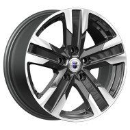Диски КиК  Висмут (КС100)  7,0\R16 5*115 ET40  d70,2  алмаз чёрный  [79149]  Fb max 650 kg