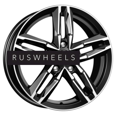 Диски КИК 6x16/5x112 ET50 D57,1 Sayan-оригинал (КС731M) Алмаз черный