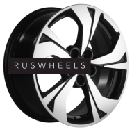 Диски Khomen Wheels 7x17/5x108 ET33 D60,1 KHW1724 (Exeed LX) Black-FP