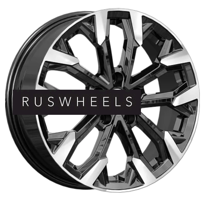 Диски КИК 6,5x17/5x108 ET33 D60,1 Морейн (КС1046) Алмаз черный Диски КИК 6,5x17/5x108 ET33 D60,1 Морейн (КС1046) Алмаз черный