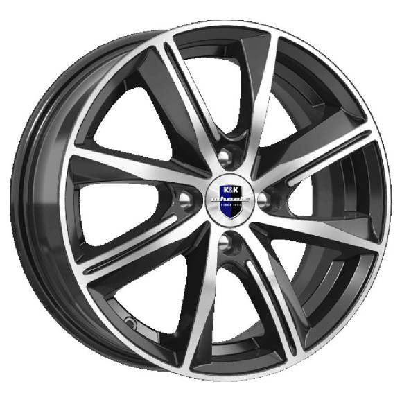 Диски КиК  Арнар (КС904)  7,0\R16 5*114,3 ET45  d67,1  Алмаз черный  [76057]
