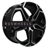 Диски Khomen Wheels 7,5x19/5x114,3 ET40 D66,6 KHW1909 (Haval Dargo) Black-FP Диски Khomen Wheels 7,5x19/5x114,3 ET40 D66,6 KHW1909 (Haval Dargo) Black-FP