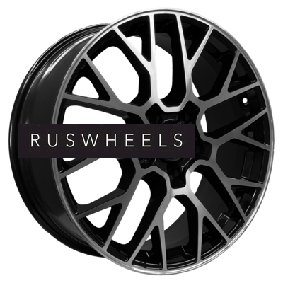 Диски Khomen Wheels 7x18/5x114,3 ET53 D54,1 KHW1818 (Geely Coolray) Black-FP Диски Khomen Wheels 7x18/5x114,3 ET53 D54,1 KHW1818 (Geely Coolray) Black-FP