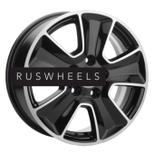 Диски Khomen Wheels 6,5x16/5x114,3 ET45 D54,1 KHW1601 (Geely Atlas Pro) Black-FP