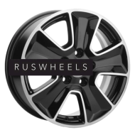 Диски Khomen Wheels 6,5x16/5x114,3 ET45 D54,1 KHW1601 (Geely Atlas Pro) Black-FP