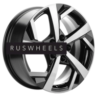 Диски Khomen Wheels 7x17/5x110 ET45 D67,1 KHW1712 (DFM580) Black-FP