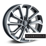 Диски Dezent R17 / 7J PCD 5x114.3 ЕТ 40 ЦО 66.1 KS dark