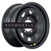Диски Off-Road Wheels 8x17/5x139,7 ET-19 D110 УАЗ (треуг. мелкий) Черный