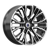 Диски КиК 8.5\R19 6*139.7 ET25 d106.1 Алмаз черный Диски КиК 8.5\R19 6*139.7 ET25 d106.1 Алмаз черный