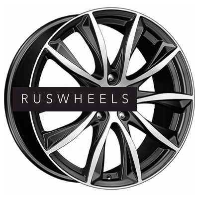 Диски iFree 7,5x18/5x114,3 ET37 D66,6 Каzантип (КС684М) Блэк Джек