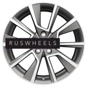 Диски Khomen Wheels 7x18/5x112 ET43 D57,1 KHW1802 (Kodiaq/Tiguan) Gray-FP