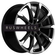 Диски Khomen Wheels 7,5x18/5x108 ET40 D54,1 KHW1808 (Jac/Москвич 3) Black-FP