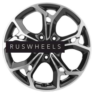 Диски Khomen Wheels 7x17/5x114,3 ET51 D67,1 KHW1702 (Optima/Tucson) Black-FP