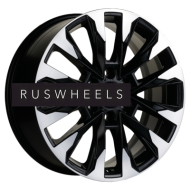 Диски Khomen Wheels 8x20/6x139,7 ET25 D106,1 KHW2010 (LC Prado) Black-FP