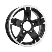 Диски КиК 6.5\R15 5*139.7 ET40 d98 Алмаз черный Диски КиК 6.5\R15 5*139.7 ET40 d98 Алмаз черный