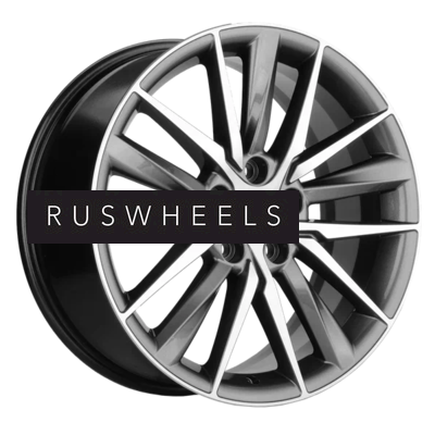 Диски Khomen Wheels 8x18/5x114,3 ET40 D64,1 KHW1807 (Haval F7/F7x) Gray-FP