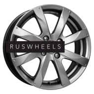 Диски КИК 6x15/4x100 ET48 D54,1 Джемини-оригинал (КС617) Дарк платинум Диски КИК 6x15/4x100 ET48 D54,1 Джемини-оригинал (КС617) Дарк платинум