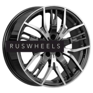 Диски iFree 7x17/5x100 ET38 D57,1 Аскет (КС1072) Блэк Джек