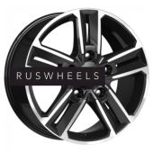 Диски КИК 8x18/5x114,3 ET45 D66,1 Backfire (КС763M) Алмаз черный