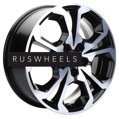 Диски Khomen Wheels 6,5x17/5x108 ET33 D60,1 KHW1711 (Chery/Exeed) Black-FP Диски Khomen Wheels 6,5x17/5x108 ET33 D60,1 KHW1711 (Chery/Exeed) Black-FP