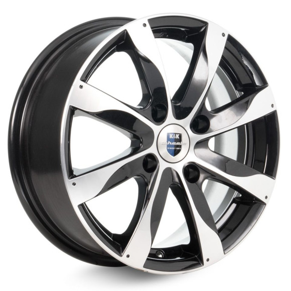 Диски КиК  Джемини (КС480)  5,5\R14 4*100 ET39  d67,1  Алмаз черный  [12905]