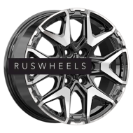 Диски КИК 7,5x18/6x139,7 ET40 D92,5 Гангут (КС1176) Алмаз черный