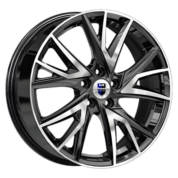 Диски КиК 6.5\R18 5*108 ET43 d65.1 Алмаз черный Диски КиК 6.5\R18 5*108 ET43 d65.1 Алмаз черный