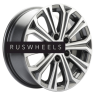 Диски Khomen Wheels 6,5x16/5x114,3 ET46 D67,1 KHW1610 (Mitsubishi) Gray-FP