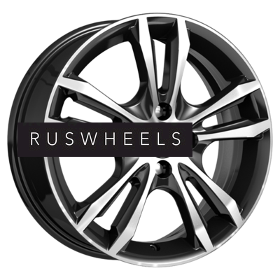 Диски КИК 6x16/5x114,3 ET45 D67,1 Samara (КС866) Алмаз черный SK