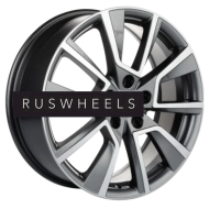 Диски Khomen Wheels 7x18/5x114,3 ET37 D66,5 KHW1802 (Dargo/Jolion) Gray-FP