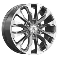 Диски СКАД Premium 8,0\R20 6*139.7 ET42 d75.1 Diamond gloss graphite