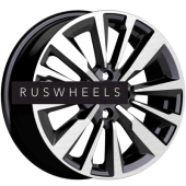 Диски КИК 6,5x16/4x100 ET50 D60,1 Эрман (КС997) Алмаз черный