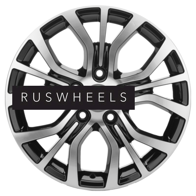 Диски Khomen Wheels 6,5x16/5x114,3 ET41 D67,1 KHW1608 (Kia) Black-FP