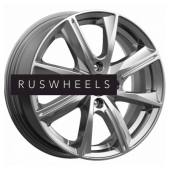 Диски КИК 6x15/4x100 ET50 D60,1 Арнар-оригинал (КС890) Дарк платинум